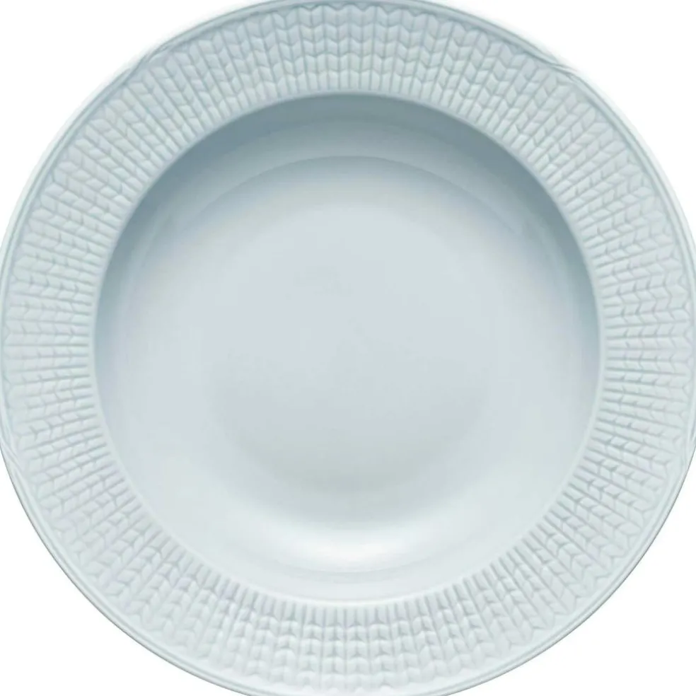 Swedish Grace Deep Plate 25 cm, Snow (White)
