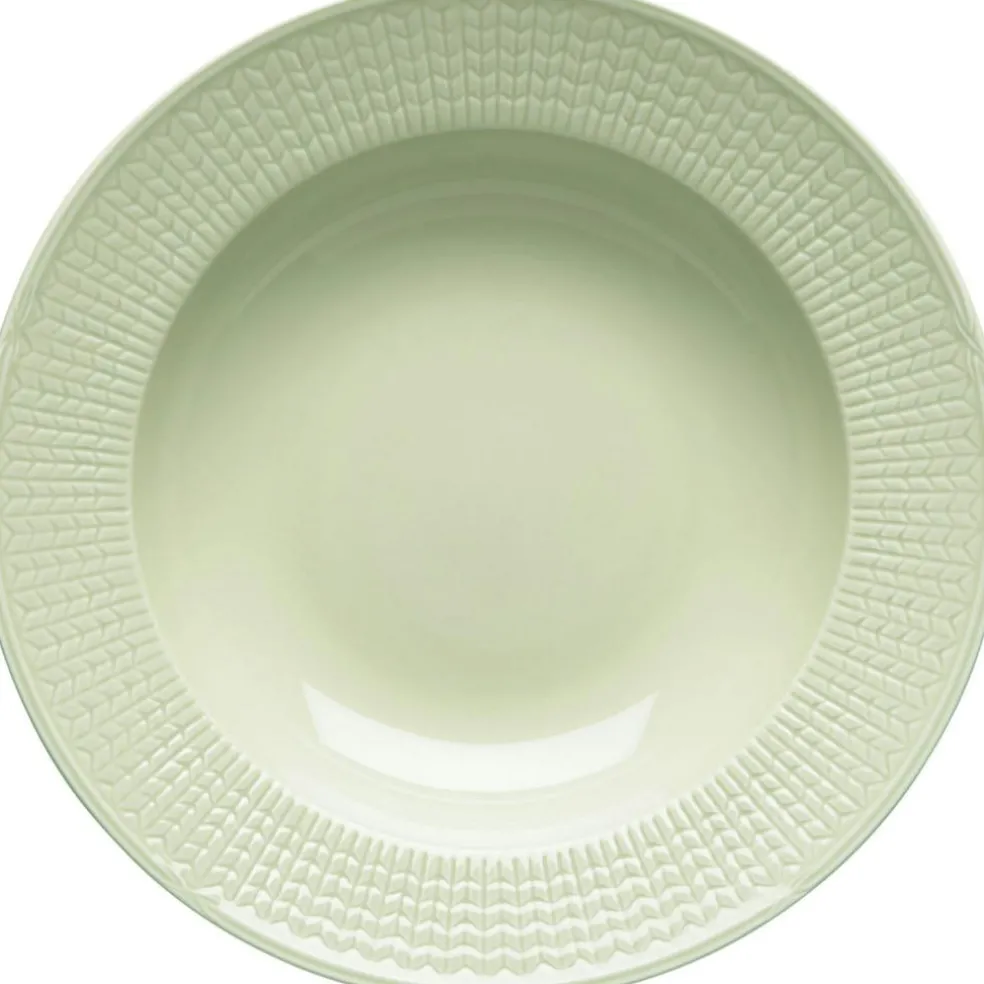 Swedish Grace Deep Plate 25 cm, Snow (White)