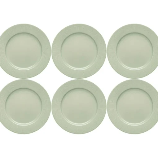 Swedish Grace Plate 27 cm 6-pack, Meadow (Light Green)