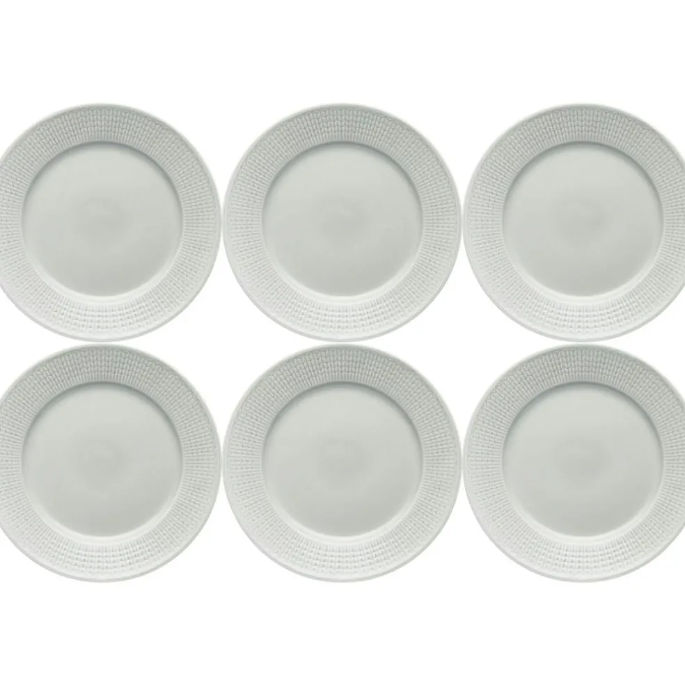 Swedish Grace Plate 27 cm 6-pack, Meadow (Light Green)