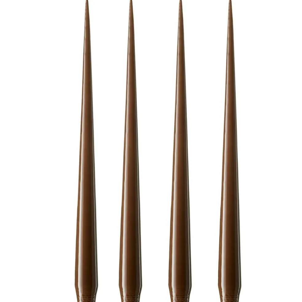 Taper Candle Lacquered 32 cm 4-pack, Ivory