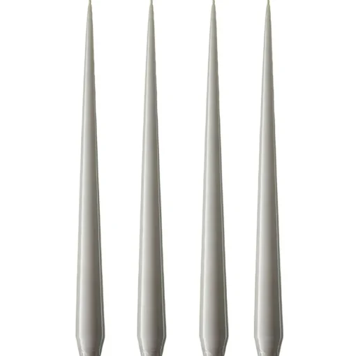 Taper Candle Lacquered 32 cm 4-pack, Ivory