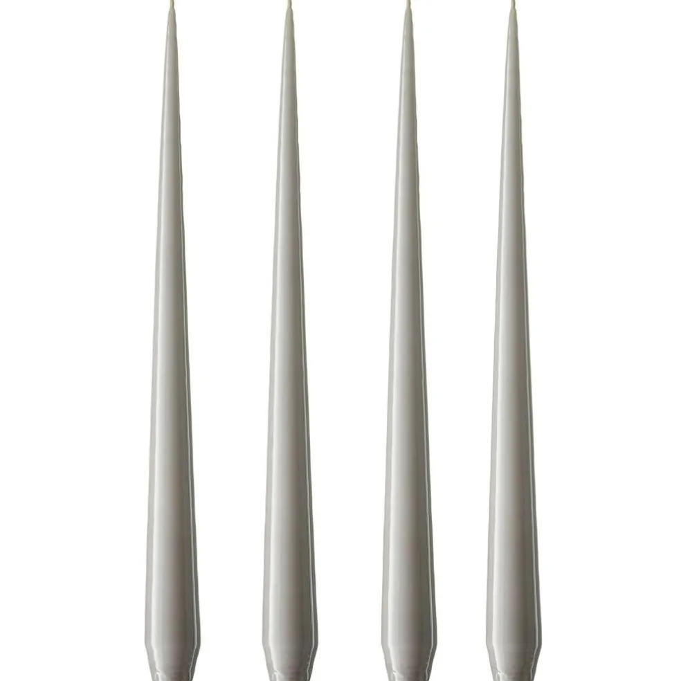 Taper Candle Lacquered 32 cm 4-pack, Ivory