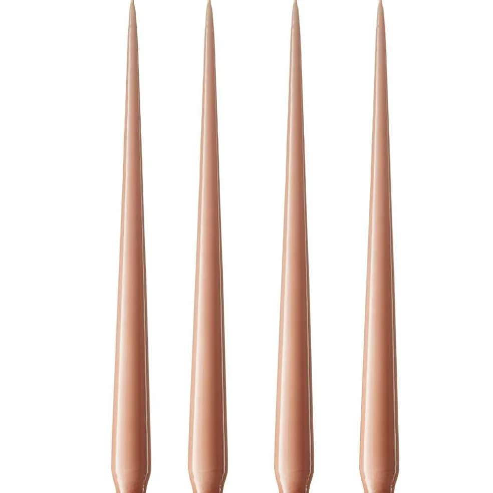 Taper Candle Lacquered 32 cm 4-pack, Ivory