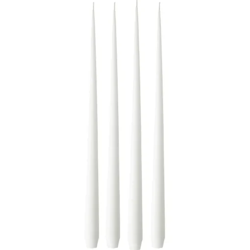Taper Candles Matte 42 cm 4-pack, Nougat Note