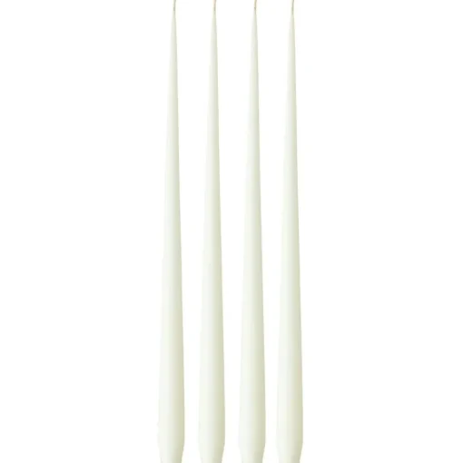 Taper Candles Matte 42 cm 4-pack, Nougat Note