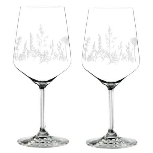 Tattoo Wine Glass 2-pack, Black