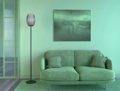 Tentacle Floor Lamp, Black / Smoke