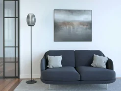 Tentacle Floor Lamp, Black / Smoke