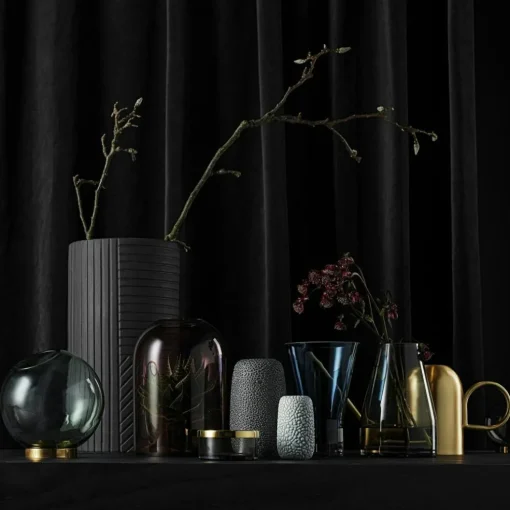 Tota Lantern Large, Rose/Black