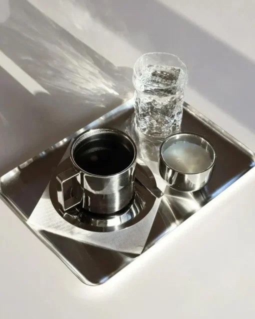 Tray Stainless Steel 10x22 cm, Small