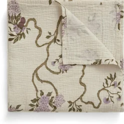Tree of Life Muslin Swaddle Blanket 110x110 cm
