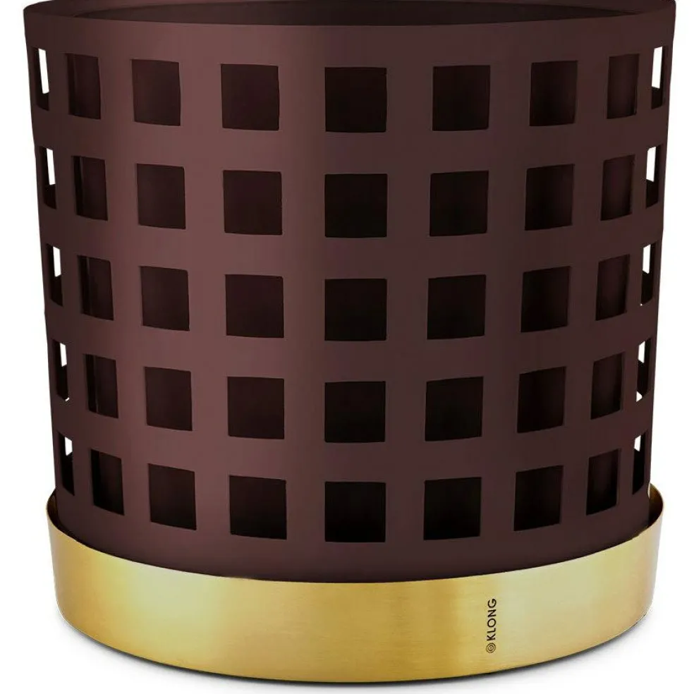 Trio Square Pot Dark Red, Ø12 cm / Small