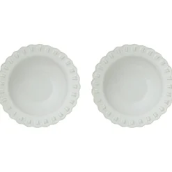 Tulipa Deep Plate 23 cm 2-pack, White