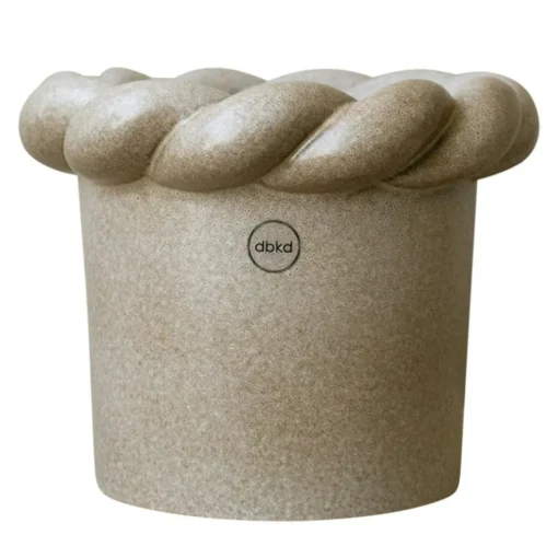 Twine Pot Small, Mole