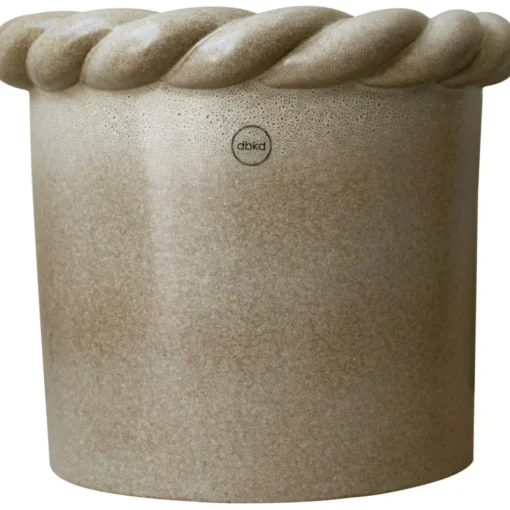 Twine Pot Small, Mole