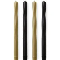 Twist Candles 4-pack, Neutral