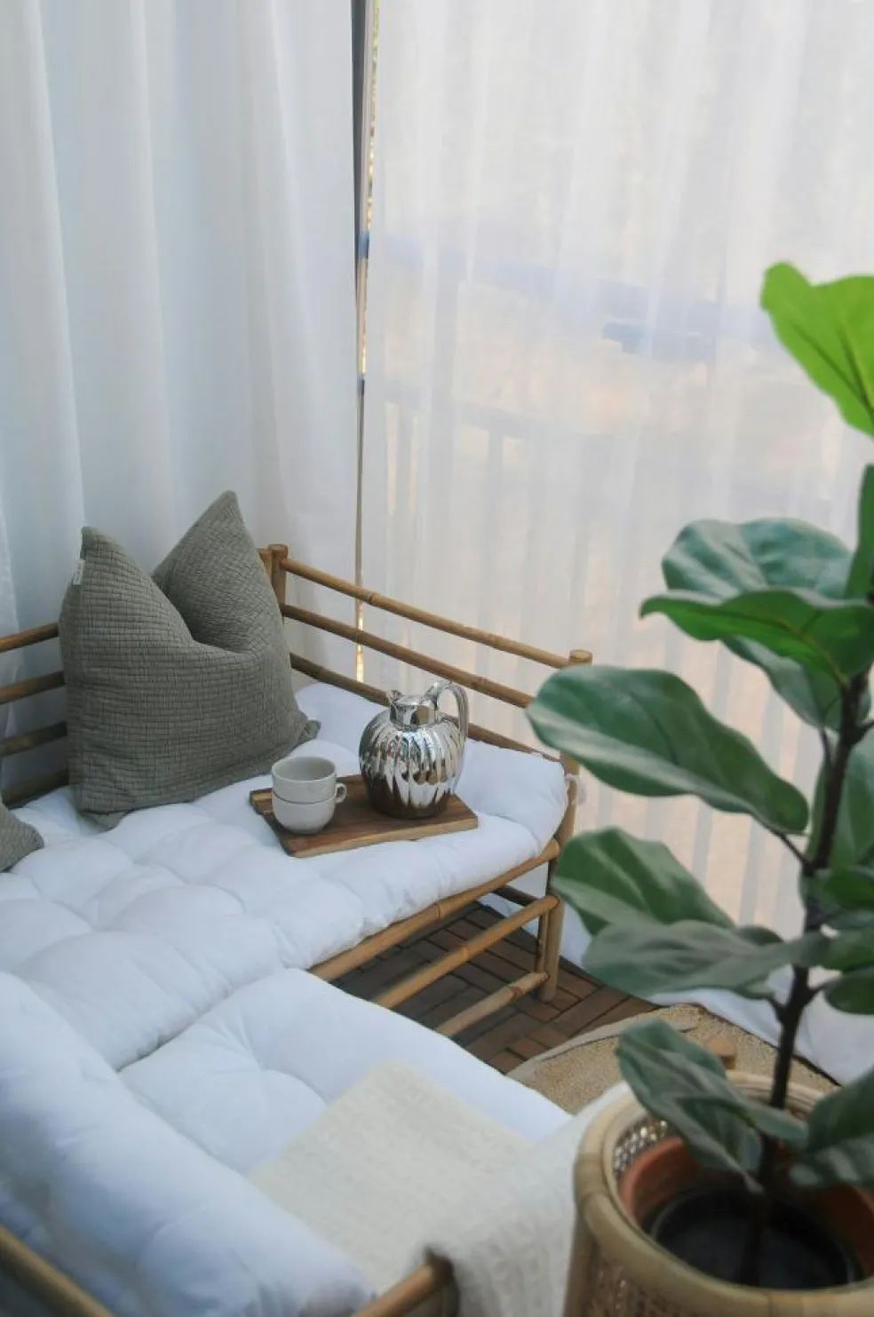 Twist Wool Plaid 130x200 cm, White