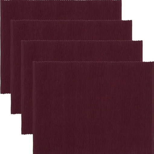 Uni Placemat 35x46 cm 4-pack, Black