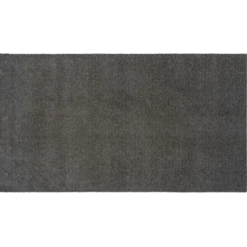 Unicolor Door Mat Steel Grey, 60x90 cm