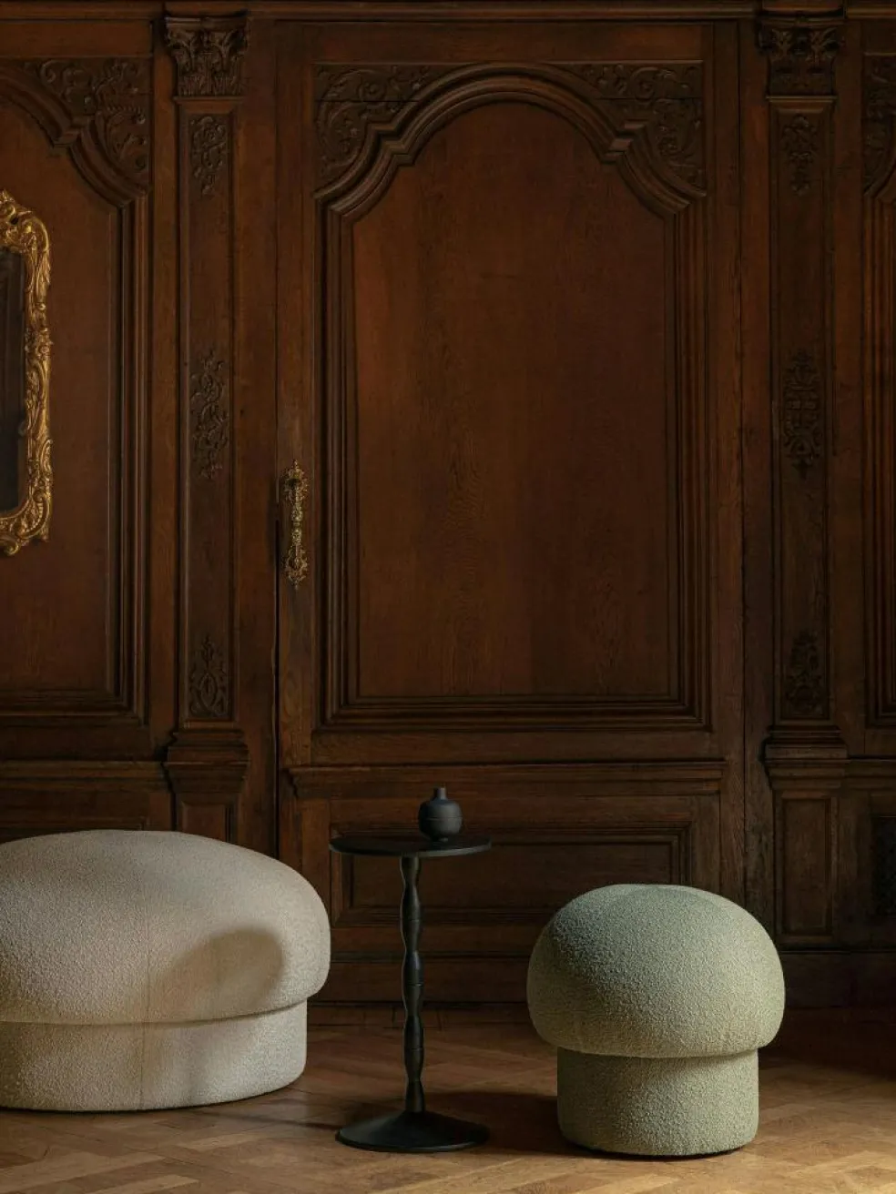 Uno Pouf Cream, Ø50 cm