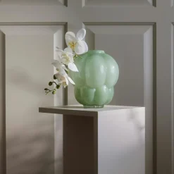 UVA glass vase Vase 28 cm, Pastel Green