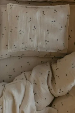Viola Fitted Sheet Muslin, 140x200 cm