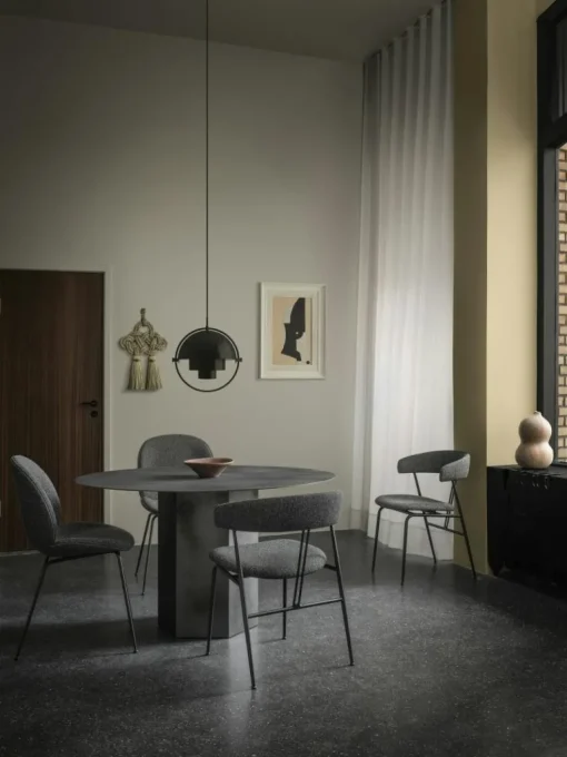 Violin Dining Chair Upholstered, Remix 3 152