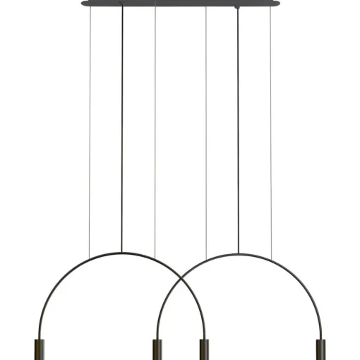Volta L73S.2D-W Pendant, Black / Black / Black