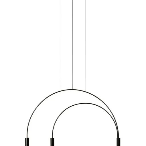 Volta T-3536-W Pendant, Black / Black / Black