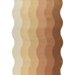 Wave Wool Rug 180x270 cm, Beige