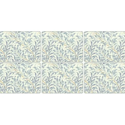 Willow Bough Blue Placemats 23x30, Set of 6