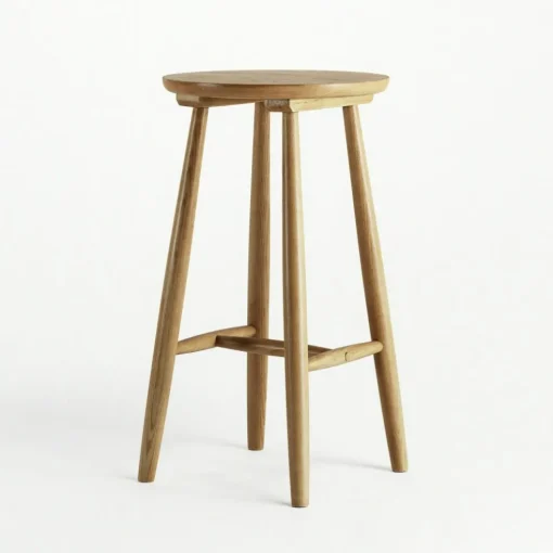 Wood H23 Barstool, Oak