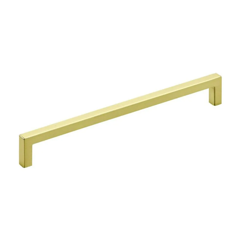 0143 Handle 192, Brushed Brass
