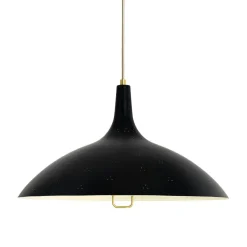 1965 Pendant, Brass/Red