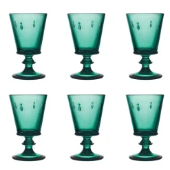 Abeille Wine Glass 6-pack, Emerald