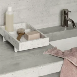 ABENTO Marble Tray 30x18 cm, Nimbus