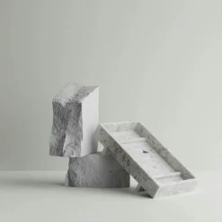 ABENTO Marble Tray 30x18 cm, Nimbus