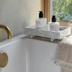 ABENTO Marble Tray 30x18 cm, Nimbus