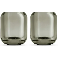 Acorn Candle Holder 2-pack, Stone