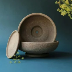 Ada Pot With Saucer Grey Ø40 cm