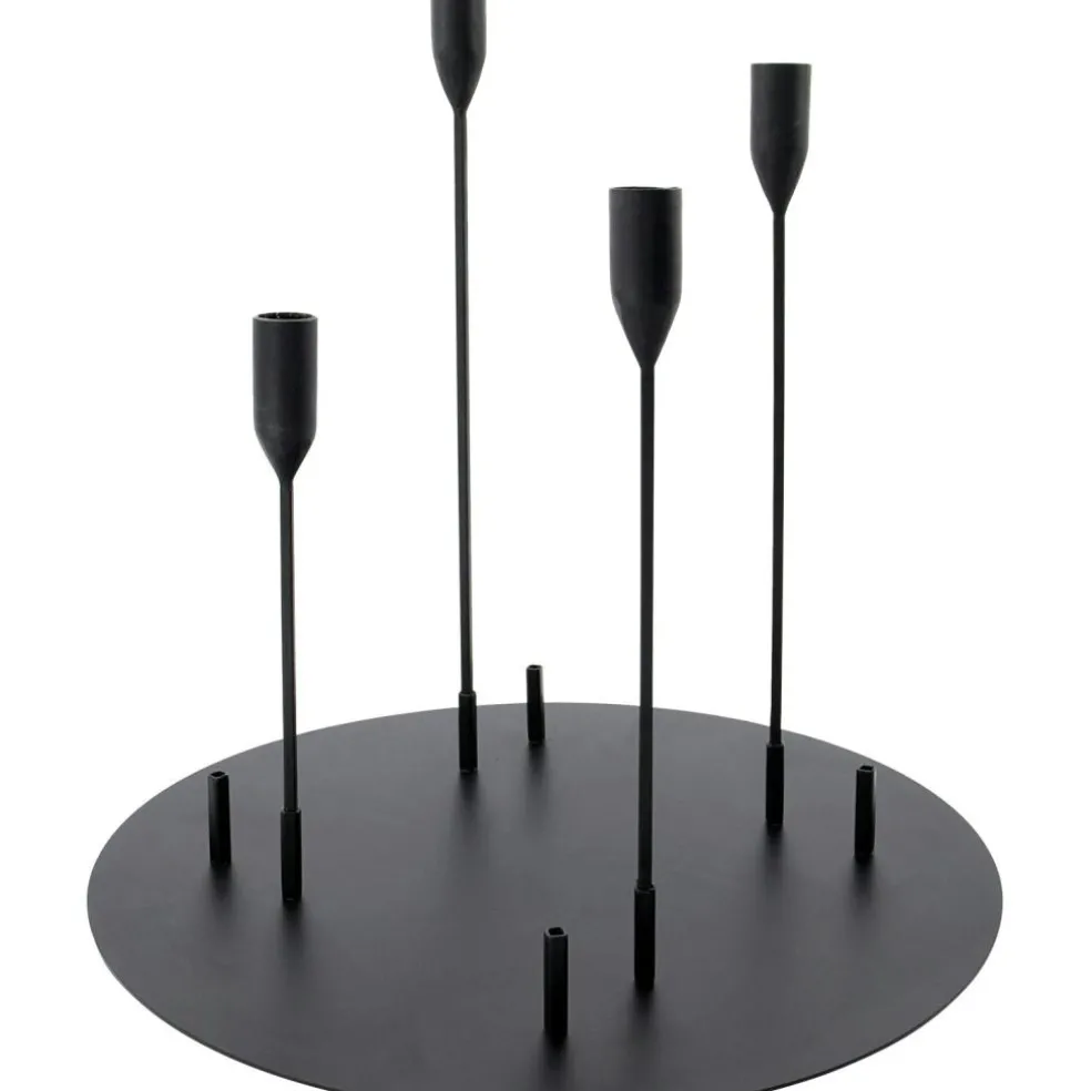 Advent Candle Stand Ø40x38 cm, Black