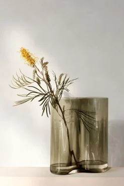Aer Vase Smoke, 27x13x33 cm