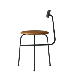 Afteroom Chair 4, Black/Cognac Leather
