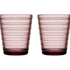 Aino Aalto Drinking Glass 22 cl 2-pack, Clear