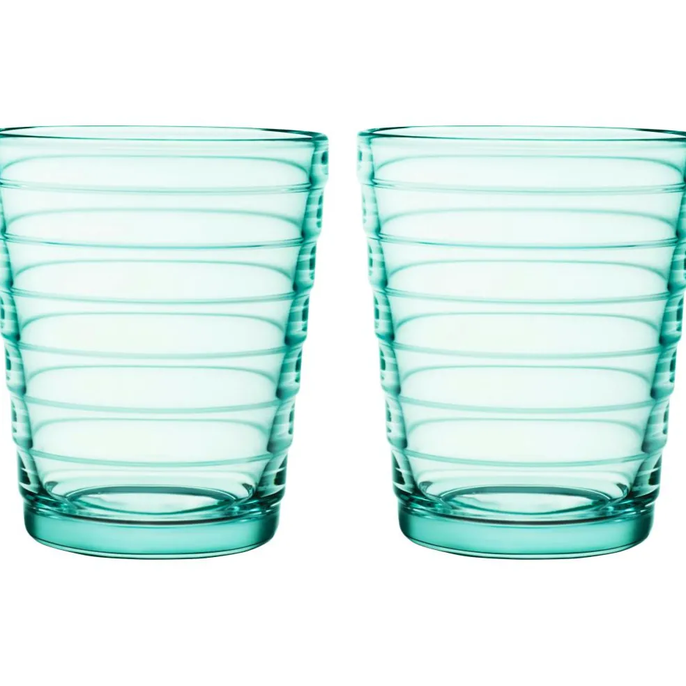 Aino Aalto Drinking Glass 22 cl 2-pack, Clear