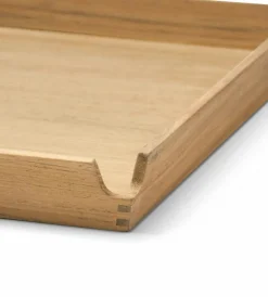 Airy Teak Tray Small, Nougat
