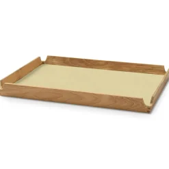 Airy Teak Tray Small, Nougat