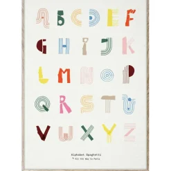 Alphabet Spaghetti Eng Poster, 70x100 cm