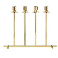 Alto Candlestick for 4 Candles, Brass